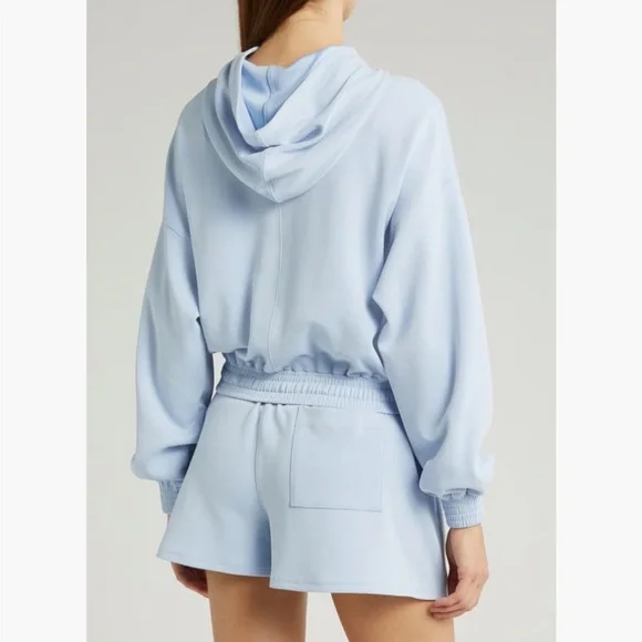 SWEATY BETTY CROPPED HOODIE SIZE LARGE NWT - Picture 4 of 7